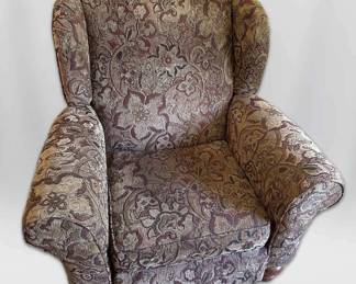 Flexsteel Patterned Recliner Armchair 