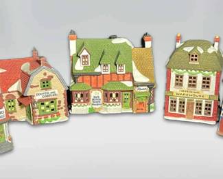 Dept 56 Heritage Village Dickens Village Fezziwigs Warehouse  More With Boxes