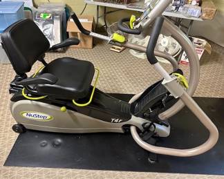 NuStep Recumbent Elliptical (purchased 1/1/24 and never used; includes floor mat)