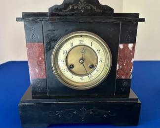 Slate and Marble mantel clock