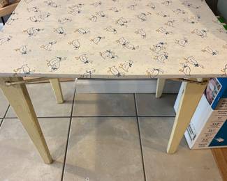 Vintage folding kid's table