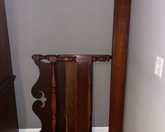 Twin bed frame, headboard and footboard