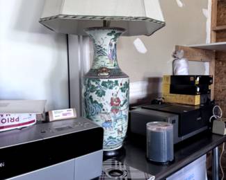 lamps and photo printers