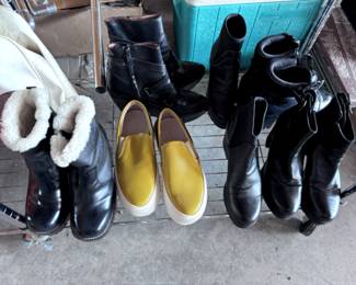 boots and shoes many never worn