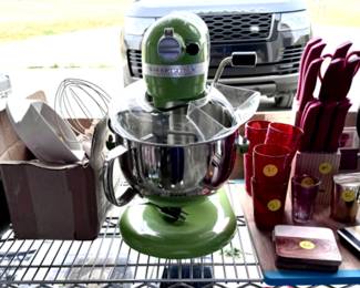 assortment of small kitchen appliances and other goodies