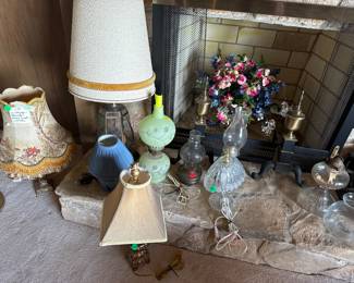 Hurricane lamps- 