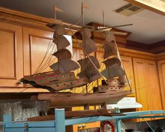 Old Wooden Handmade Ship