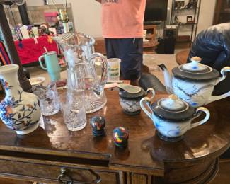 Vintage Crystal - Chocolate Pot