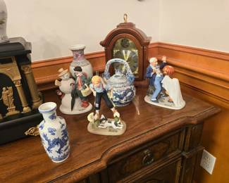 Norman Rockwell Figurines - Oriental Vases