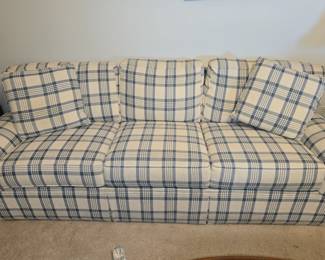 Plaid Couch - Very Clean