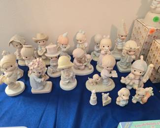 And we have more - This lady loved her Precious Moments and Hallmark 