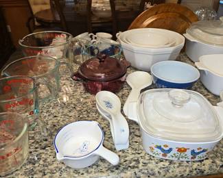 Pyrex Bowls and Measuring Cups