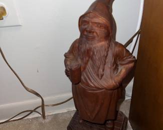 Carved wood German? Figure.