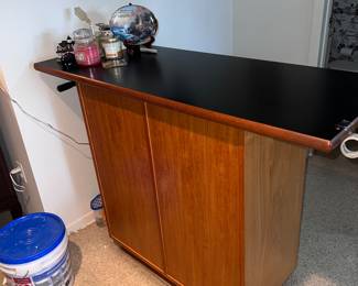 Wonderful Teak bar with two doors and two drawers