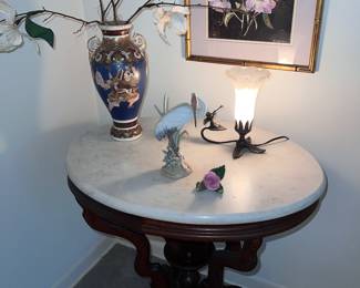 Nice, Victorian marble top table