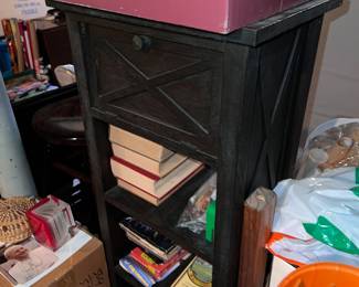 Mission, oak cabinet