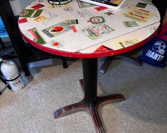 Two bistro tables