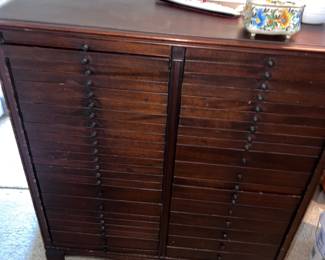 Beautiful sheet music cabinet