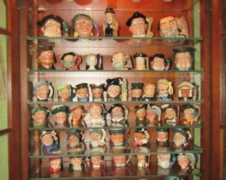 Miniature Toby mugs 
