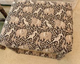 Elephant Print Bench