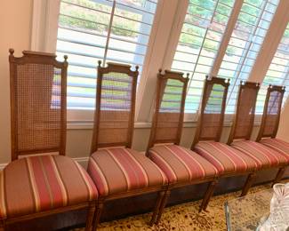 Set of 8 MCM dining chairs