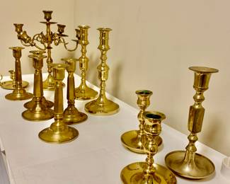 brass candlesticks