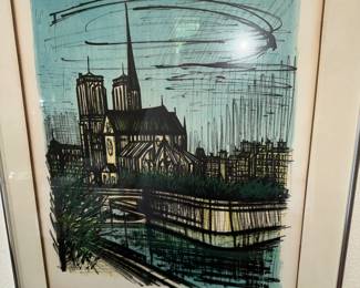 Bernard Buffet Notre Dame Litho