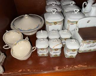 Czech Canister set (one damaged)