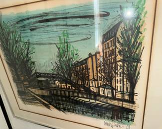 Bernard Buffet '68 Canal St. with Provinance 