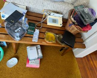 Very cool Wooden bench, 1950s, some wear