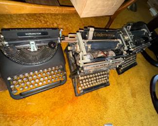 OLD Typewriters Remington Underwood  