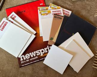 New Blank Cavases Art Paper And More
