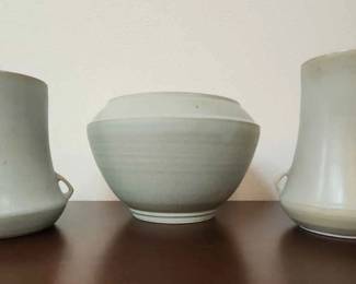Handmade Double Handled Ceramic Vases and More