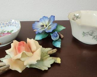 Lenox Bowl Andrea Porcelain Flower and More