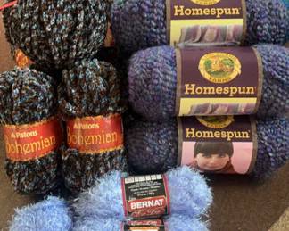 Patina Homespun Bernat and More Yarn