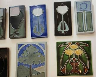 13 Handmade Art Tiles
