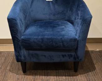 Blue Velvet Chair