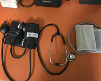 Stethoscope, and Blood Pressure Cuffs