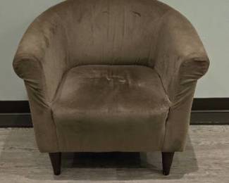 Velvet Brown Chair