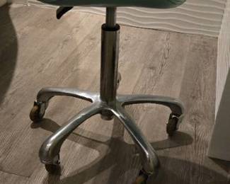 Teal Adjustable Stool