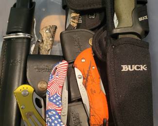 Buck Knives.