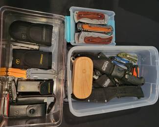 Leatherman, Camillus and other brands.