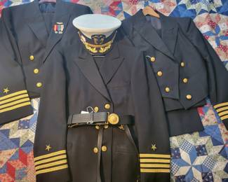 US Navy Captains Uniforms.