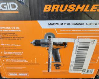 Never used Rigid Drill/Driver.