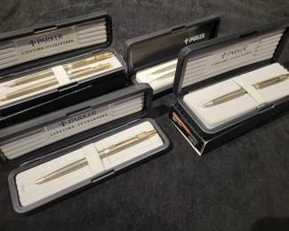 Sterling Silver Parker Pens.