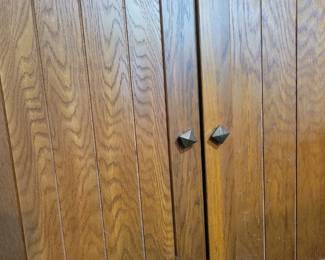 Oak Cabinet.