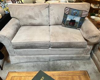 Loveseat with matching Sofa and Armchair by Norwalk Furniture.