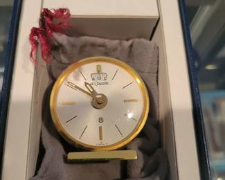 Lecoultre Desk Clock.