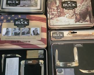 Buck Knife Sets.