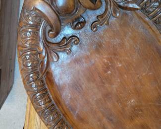 Wood Carved Tray.